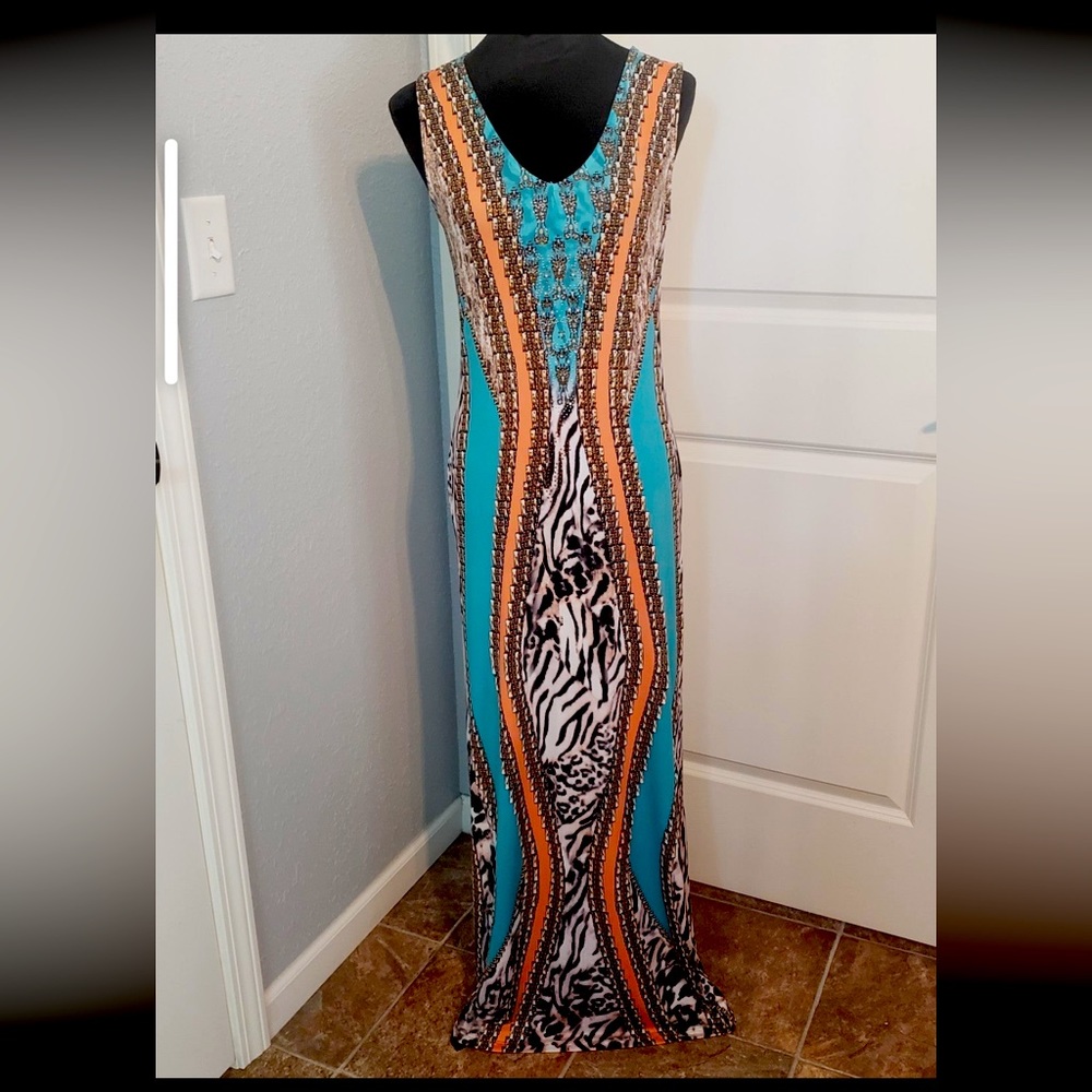 Venus M maxi dress  rhinestones for Mary
